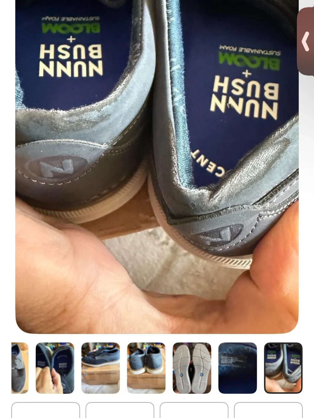 Nunn Bush Men's Navy and Dark Gray Chukka Boots